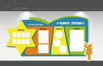 学校宣传栏立体墙