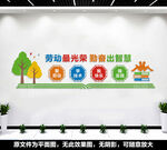 校园劳技室文化墙