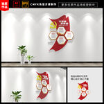 守初心担使命党建文化墙
