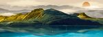 背靠大山晶钻画