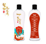 中国风牡丹凤凰洗衣液矢量展开图