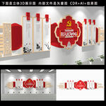 以人民为中心党建文化墙