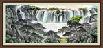 中国画山水 
