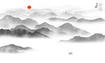山水壁画