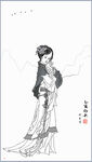 仕女图冬香姑娘