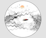 新中式山水画