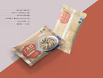 水饺包装设计 平面图