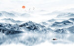 禅意山水画