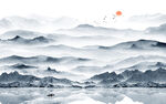 水墨山水画