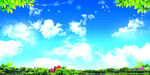 云朵晴空