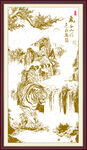 线描老虎国画