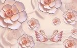 立体画电视背景墙