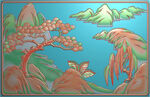 山水抽屉