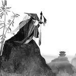 武术侠客剑客插画人物元素