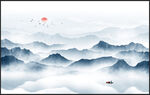 水墨山水画