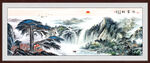 国画黄山迎客松