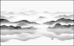 水墨山水画