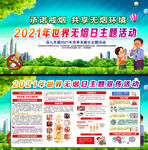 2021年世界无烟日展板
