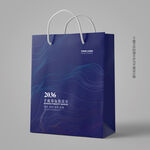 蓝色手提袋 企业手提袋 包装袋
