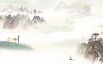 国画最新简约山水 TIF分层