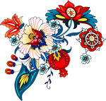 手绘花