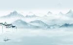 江南新山水无框画 tif分层