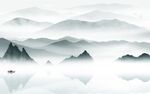 意境客厅新无框画 tif分层