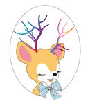 七彩小鹿logo