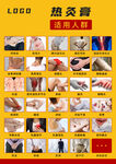 热灸膏适用人群广告图