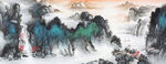 国画山水画图片
