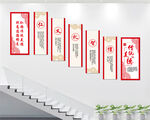 中华传统美德校园文化墙