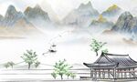 新中式背景墙