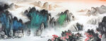 国画山水画图片