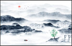 意境山水画
