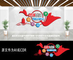 防洪防汛抗灾救灾文化墙