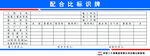 配合比标识牌
