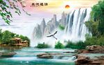 山水壁画