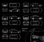 新款宝马汽车CAD图纸