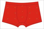福袋图案大红男士内裤