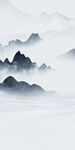 高端无框山水画 tif分层图