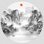 水墨画