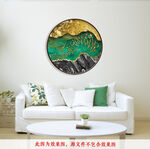 金色飞鸟装饰画