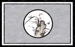 中式灰色新中式背景墙