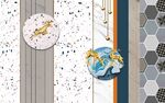 北欧背景墙