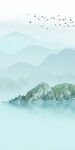 极简玄关山水画 TIF分层图
