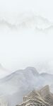 高清 玄关山水画 TIF分层图