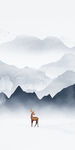过道唯美玄关山水 TIF分层
