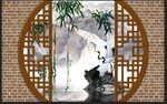 镂空复古窗户