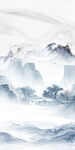背景墙新玄关山水画