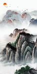 高清 玄关风景山水 TIF分层
